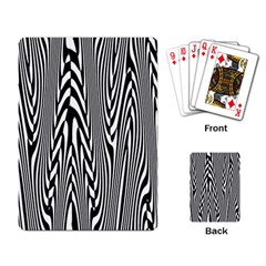 Abstrait Lignes Blanc/noir Playing Cards Single Design (rectangle) by kcreatif