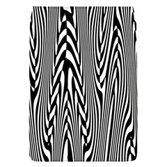 Abstrait Lignes Blanc/noir Removable Flap Cover (s) by kcreatif