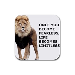 Lion Limitless Rubber Coaster (square)  by myuique