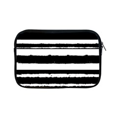 Bandes Abstrait Blanc/noir Apple Ipad Mini Zipper Cases by kcreatif