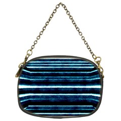 Bandes Peinture Bleu Profond Chain Purse (two Sides) by kcreatif