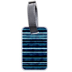 Bandes Peinture Bleu Profond Luggage Tag (two Sides) by kcreatif