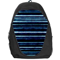 Bandes Peinture Bleu Profond Backpack Bag by kcreatif