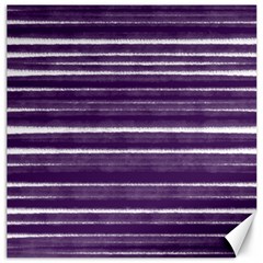 Bandes Peinture Violet  Canvas 12  X 12  by kcreatif