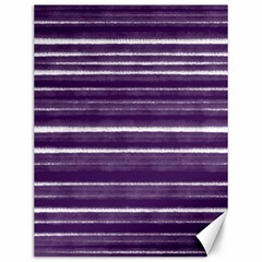 Bandes Peinture Violet  Canvas 12  X 16  by kcreatif