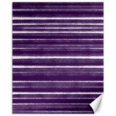 Bandes Peinture Violet  Canvas 16  X 20  by kcreatif