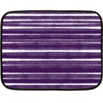 Bandes Peinture Violet  Fleece Blanket (Mini) 35 x27  Blanket