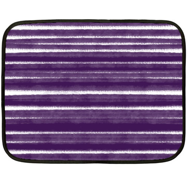 Bandes Peinture Violet  Fleece Blanket (Mini)