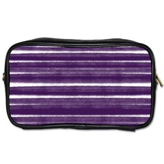 Bandes Peinture Violet  Toiletries Bag (two Sides) by kcreatif