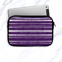 Bandes Peinture Violet  Apple Ipad Mini Zipper Cases by kcreatif