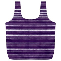 Bandes Peinture Violet  Full Print Recycle Bag (xl) by kcreatif