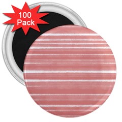 Bandes Peinture Rose 3  Magnets (100 Pack) by kcreatif