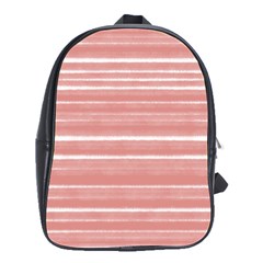 Bandes Peinture Rose School Bag (large) by kcreatif