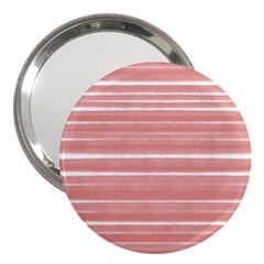 Bandes Peinture Rose 3  Handbag Mirrors by kcreatif