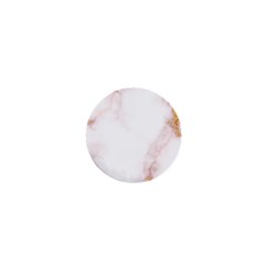 Pink And White Marble Texture With Gold Intrusions Pale Rose Background 1  Mini Buttons by genx