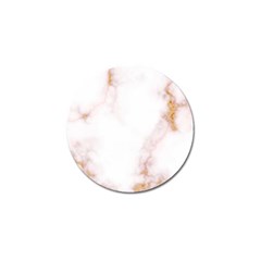 Pink And White Marble Texture With Gold Intrusions Pale Rose Background Golf Ball Marker (4 Pack) by genx