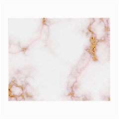 Pink And White Marble Texture With Gold Intrusions Pale Rose Background Small Glasses Cloth by genx