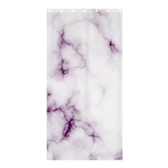 White Marble Violet Purple Veins Accents Texture Printed Floor Background Luxury Shower Curtain 36  X 72  (stall)  by genx