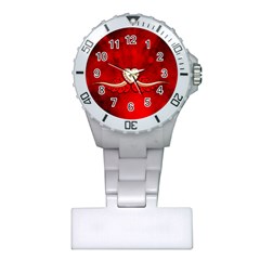 Love, Wonderful Elegant Heart Plastic Nurses Watch by FantasyWorld7