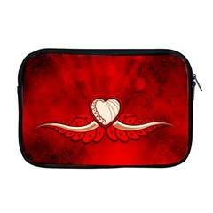 Love, Wonderful Elegant Heart Apple Macbook Pro 17  Zipper Case by FantasyWorld7