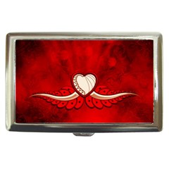 Love, Wonderful Elegant Heart Cigarette Money Case