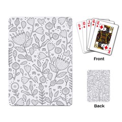 Floral Pattern Playing Cards Single Design (rectangle)