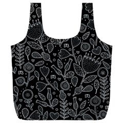 Floral Pattern Full Print Recycle Bag (xxl)