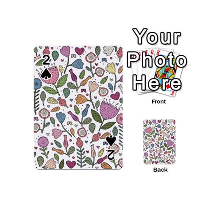 Floral pattern Playing Cards 54 Designs (Mini)