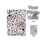 Floral pattern Playing Cards 54 Designs (Mini) Front - Spade7