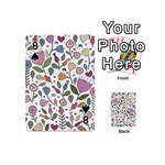 Floral pattern Playing Cards 54 Designs (Mini) Front - Spade8