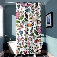 Floral Pattern Shower Curtain 36  X 72  (stall)  by Valentinaart