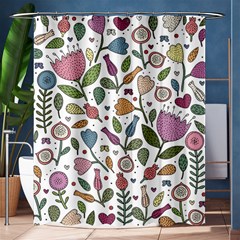 Floral Pattern Shower Curtain 60  X 72  (medium)  by Valentinaart