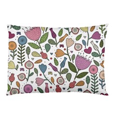 Floral Pattern Pillow Case (two Sides) by Valentinaart