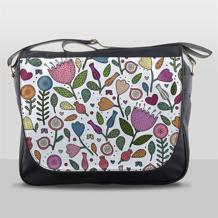 Floral pattern Messenger Bag