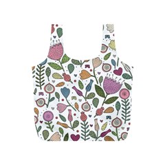 Floral Pattern Full Print Recycle Bag (s) by Valentinaart