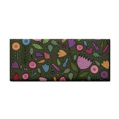 Floral Pattern Hand Towel by Valentinaart