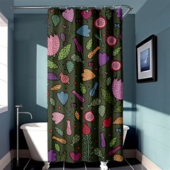 Floral Pattern Shower Curtain 36  X 72  (stall)  by Valentinaart