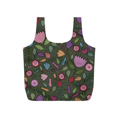 Floral Pattern Full Print Recycle Bag (s) by Valentinaart