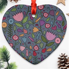 Floral Pattern Ornament (heart)