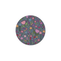 Floral Pattern Golf Ball Marker (10 Pack) by Valentinaart