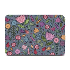 Floral Pattern Plate Mats by Valentinaart