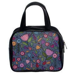 Floral Pattern Classic Handbag (two Sides) by Valentinaart