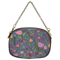 Floral Pattern Chain Purse (one Side) by Valentinaart