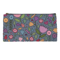 Floral Pattern Pencil Cases by Valentinaart