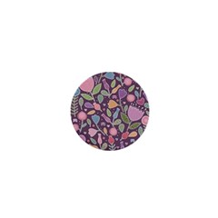 Floral Pattern 1  Mini Buttons by Valentinaart