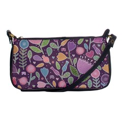 Floral Pattern Shoulder Clutch Bag by Valentinaart