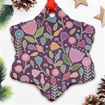 Floral pattern Ornament (Snowflake) Front