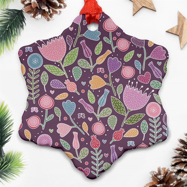 Floral pattern Ornament (Snowflake)