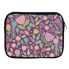 Floral Pattern Apple Ipad 2/3/4 Zipper Cases by Valentinaart