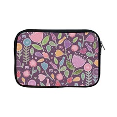 Floral Pattern Apple Ipad Mini Zipper Cases by Valentinaart